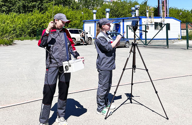 Замеры проб воздуха